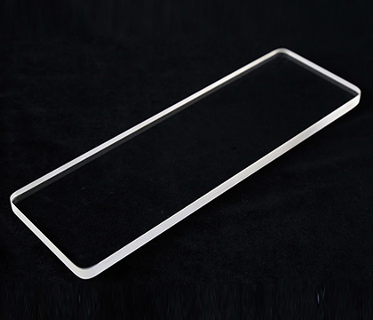 Placa de vidrio de cuarzo de alta transmitancia, tamaños personalizados, resistente a altas temperaturas, transparente 0