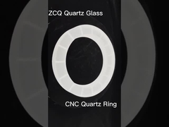 Resistencia da alta temperatura del reborde del cuarzo de la alta precisión del CNC del laboratorio