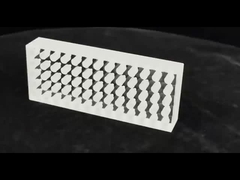 Placa de vidrio de cuarzo perforado resistente a altas temperaturas