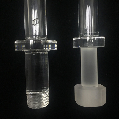 Threaded Machining Quartz Glass Nuts And Tubes For High Temperature Environment