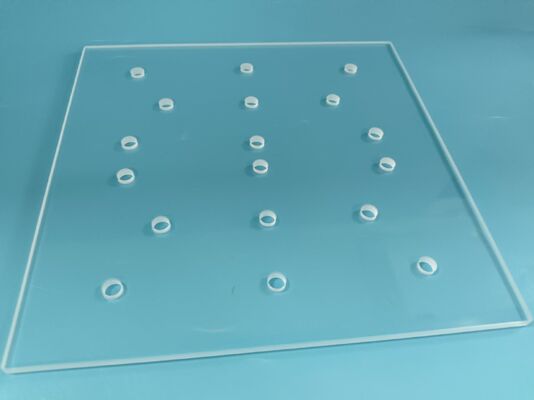 Thickened 9 Inch Wafer Calibration Quartz Glass Plate High Temperature