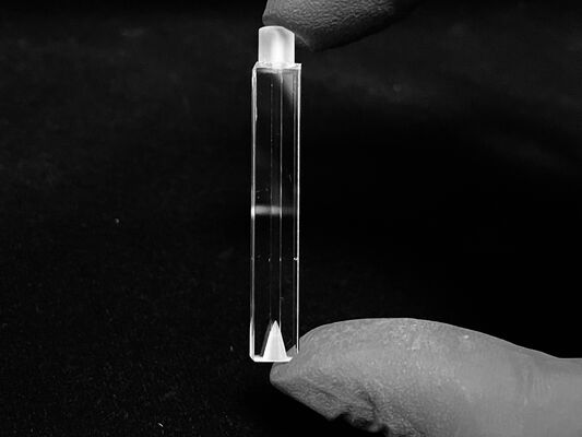 Microfluidics Optical Quartz Glass Quartz Flow Tube With Polished Entry Exit Cones