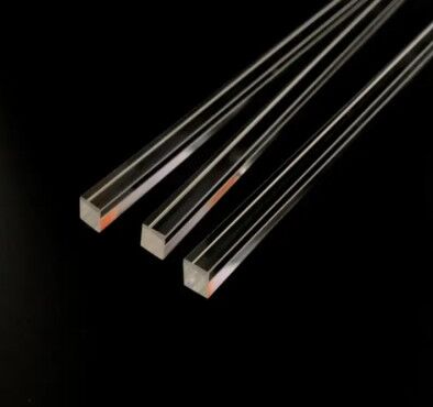 Rectangular High Pressure Quartz Tube Processing At 1100 Degrees Polished Or Frosted Finish
