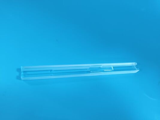 Round Base Glass Fused Quartz Plate 101.6mm Diameter 9mm Thick Step 6.5mm Optical Inspection